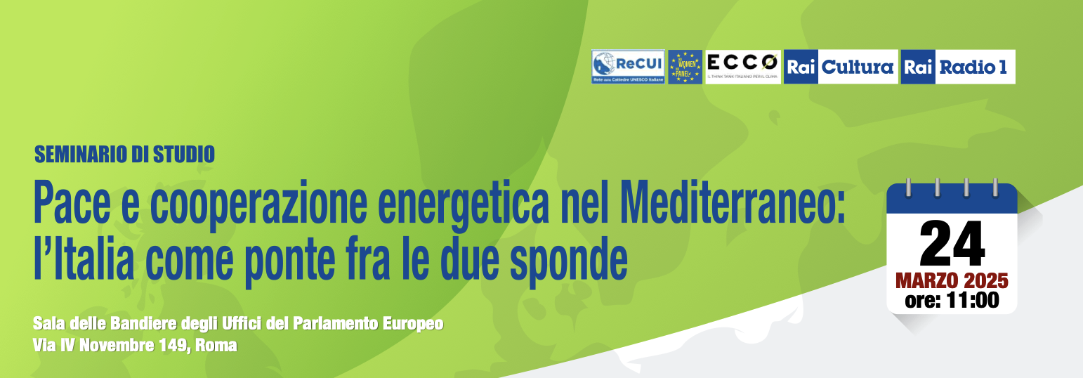 Pace e cooperazione energetica nel Mediterraneo: l’Italia come ponte fra le due sponde